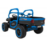 Elektrické autíčko Farmer Truck UTV Racing 4x75w modré